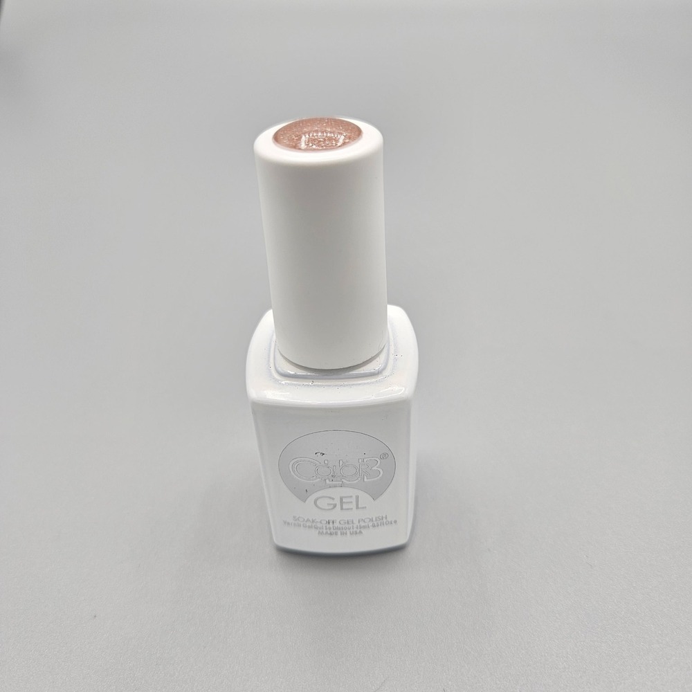 Color Club Look Again GEL1181 Rose Gold Metallic Shimmer Gel Polish 15ml‎